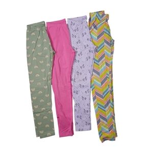 Cat & Jack Kids Leggings Bundle Of 4